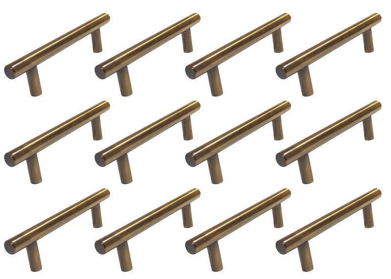 Atlantic Cabinet Pull Handle Antique Finish Total Length 7 inch HoletoHole 128 mm Pack of 12 - Image 1