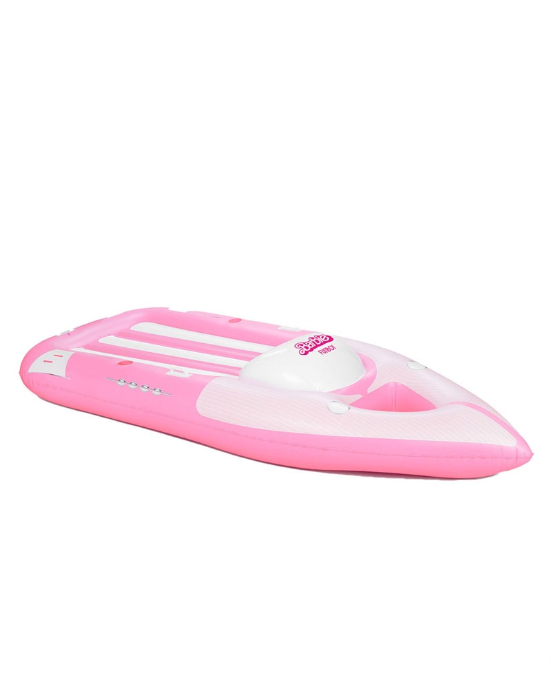 FUNBOY Barbie The Movie & FUNBOY Speed Boat Inflatable Pool Float Medium - Image 1