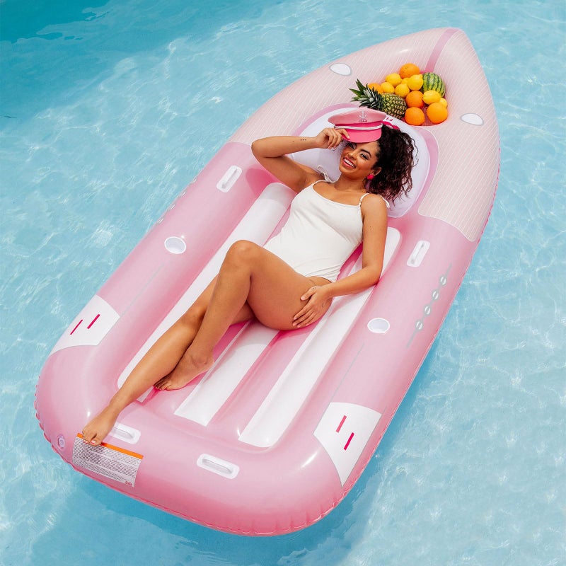 FUNBOY Barbie The Movie & FUNBOY Speed Boat Inflatable Pool Float Medium - Image 5
