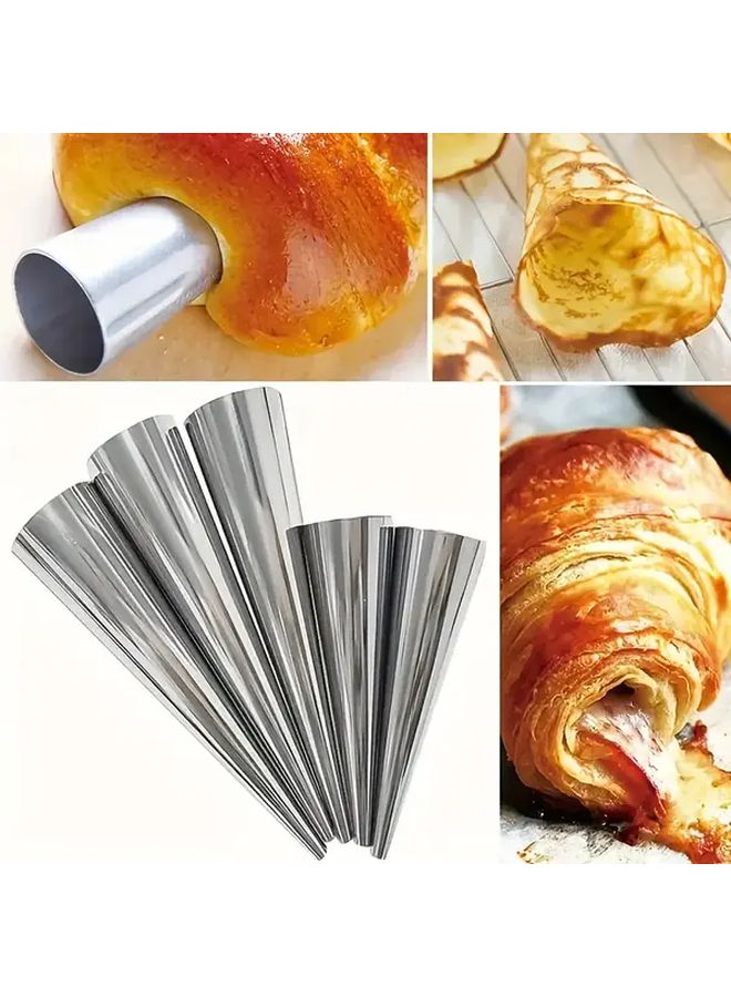 30 Pcs Stainless Steel Ice Cream Cone Molds For Pastry Dessert Decoration - Image 5