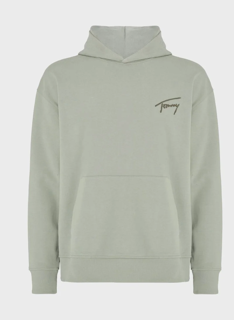 TOMMY JEANS Text Print Hoodie