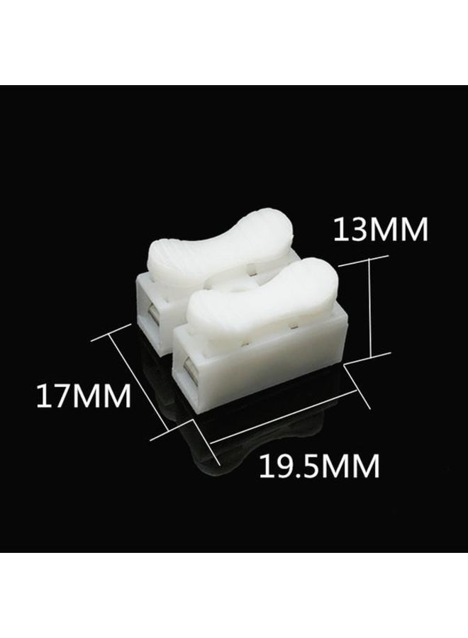 10/20pcs Wire Connectors CH-2 CH-3 No Solding Welding Quick 2P 3P Cable Wire Connector No Screw Terminal Block Spring Clamp 