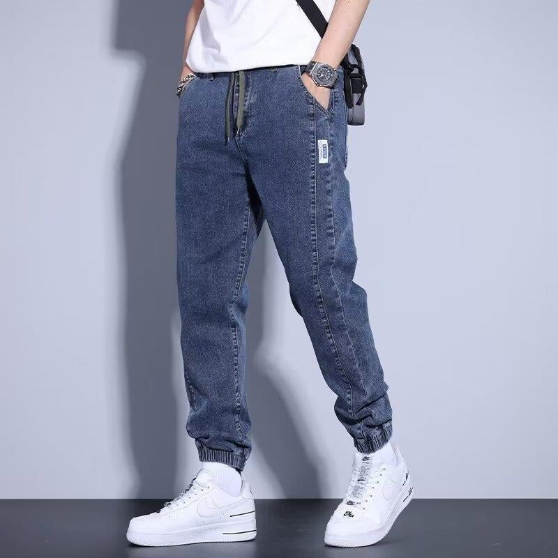Unisex Classic Denim Jeans Loose Fit Daily Outdoor Wear - Image 1
