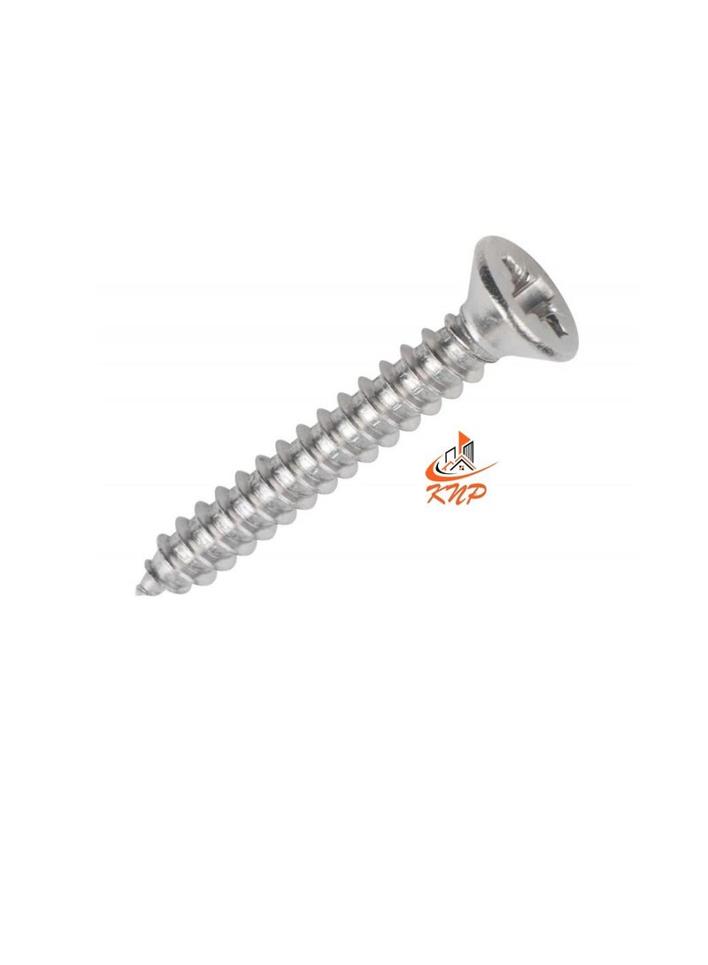 KNP Self Tapping CSK Head Screw 10 X 1-1/2" - Image 1
