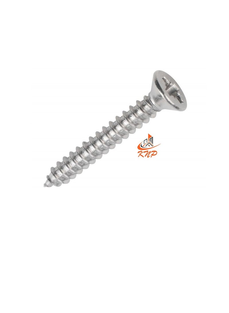 KNP Self Tapping CSK Head Screw 10 X 1-1/2" - Image 2