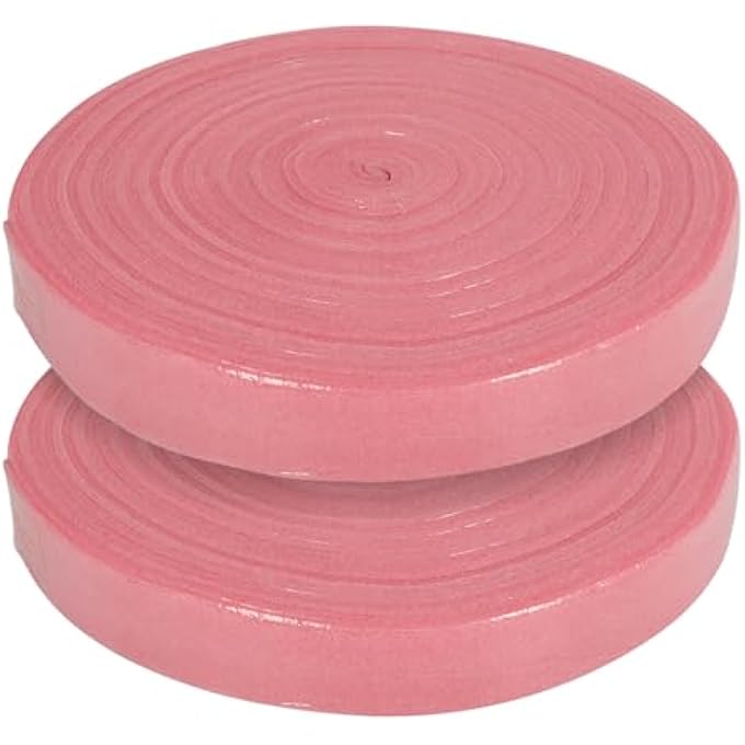 UNDERFLOOR HEATING EDGE STRIPS, SELF-ADHESIVE UNDERFLOOR HEATING EDGE INSULATION, 2 ROLLS 20 METRES, 50 MM X 5 MM EDGE INSULATION STRIPS FOR COMPENSATING COMPOUND, EPE SPECIAL EDGE STRIPS, JOINT TAPE - Image 1