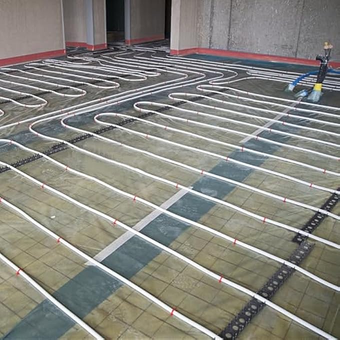 UNDERFLOOR HEATING EDGE STRIPS, SELF-ADHESIVE UNDERFLOOR HEATING EDGE INSULATION, 2 ROLLS 20 METRES, 50 MM X 5 MM EDGE INSULATION STRIPS FOR COMPENSATING COMPOUND, EPE SPECIAL EDGE STRIPS, JOINT TAPE - Image 3