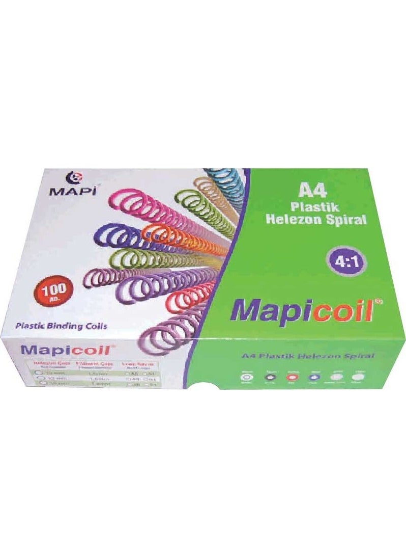 MAPi Spiral Plastic Screw 4:1 25Mm Transparent. 2352504 