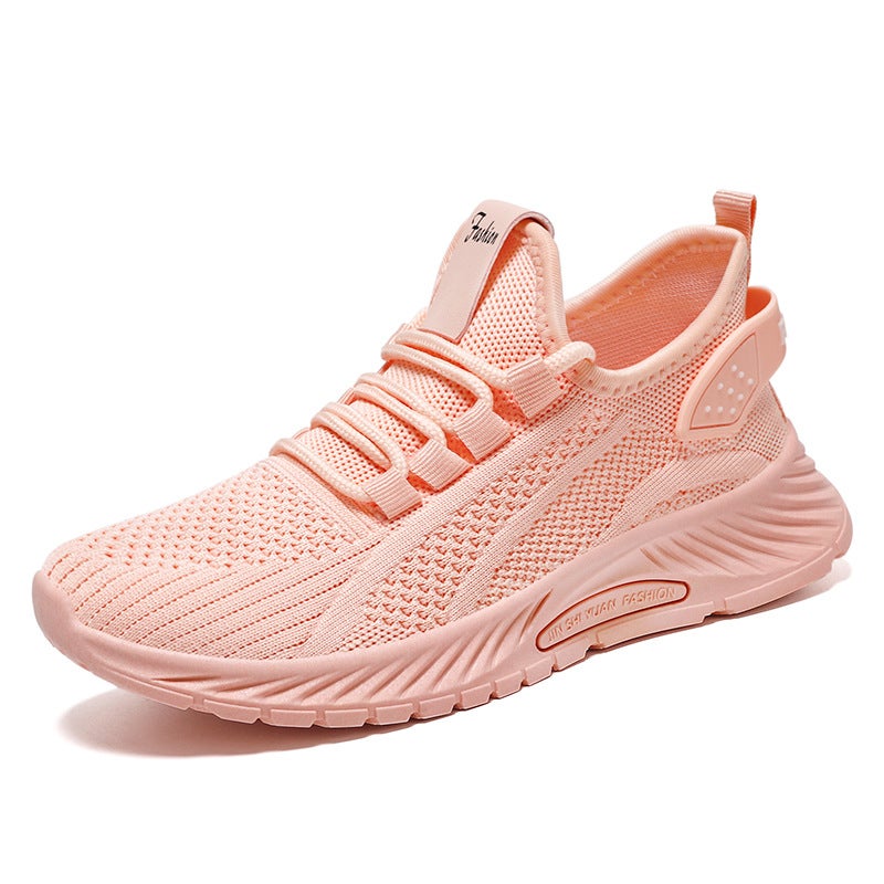 Women's Casual Running Shoes Flyknit Breathable Cushioned Sole - Image 5