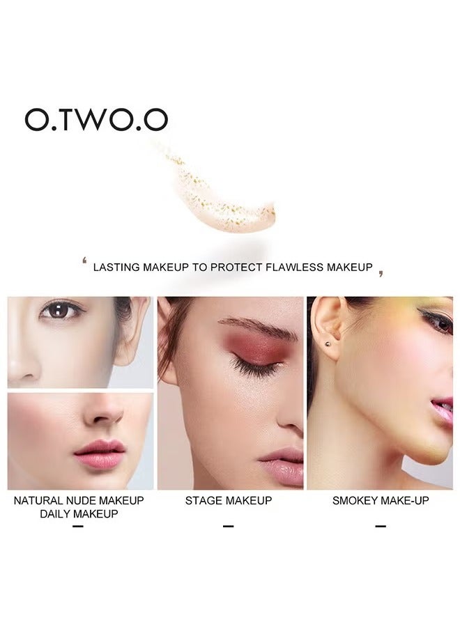O.TWO.O Hydrating Face Primer Pore Minimizing，Face Makeup Primer, Big Pores Minimizer Perfect Cover, No Pore Eraser Filler, Smooth Fine Lines Wrikles, Gold Foil Infused Base Blur Primer, Long Lasting Women Makeup 20ml - Image 4
