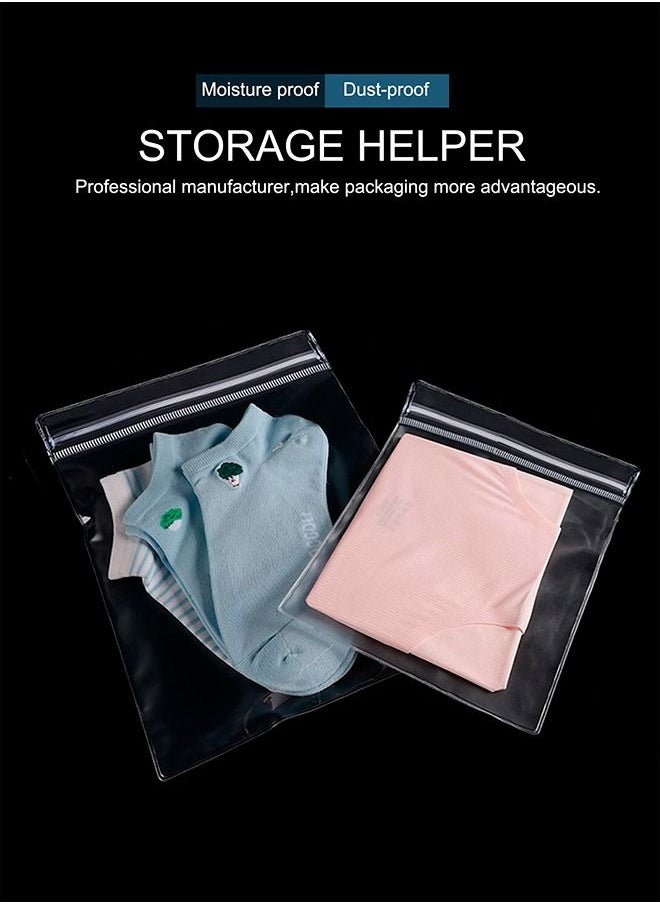 HomarKet - 100 Pack Clear Jewelry Bags Clear Zipper Plastic Bag Self Seal PVC Rings Earrings Packing Pouch Storage Bags for Holding Jewelries (1.5 x 2.5 Inch(4x6cm)) - Image 1