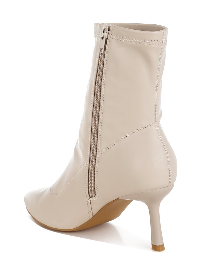 London Rag Stiletto Heel Sock Boots - Image 3