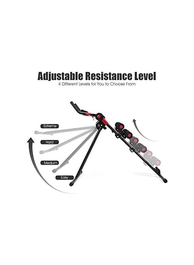 Vertical Shaper Fitness Equipment – Foldable Ab Machine for Home Gym, Adjustable Leg Extensions for Core Strength & Abs Workout - Image 2
