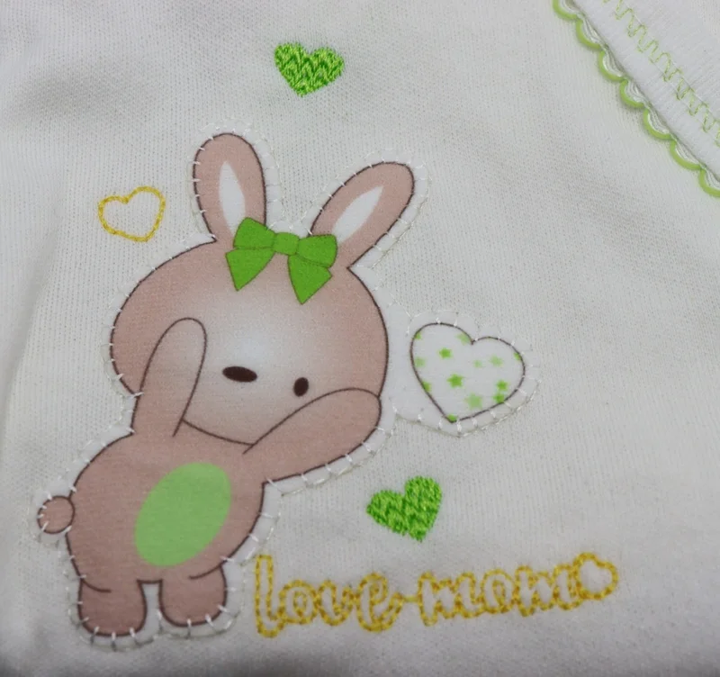 Hopipop Hospital Release Newborn Baby Cotton Printed Bodysuit Set of 5