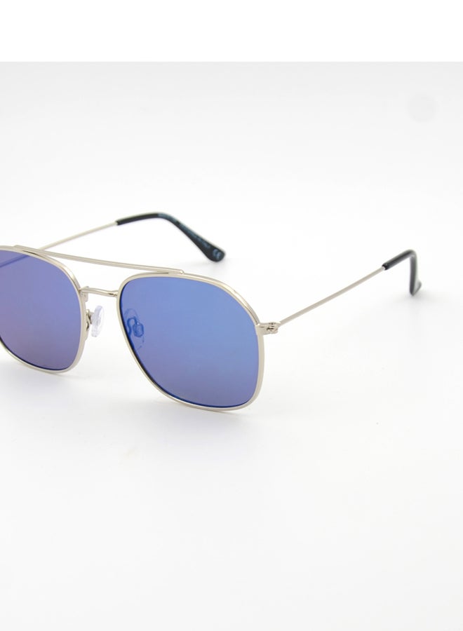 MADEYES Men's UV Protection Sunglasses EE24M128-6 - Silver/Black - Image 2