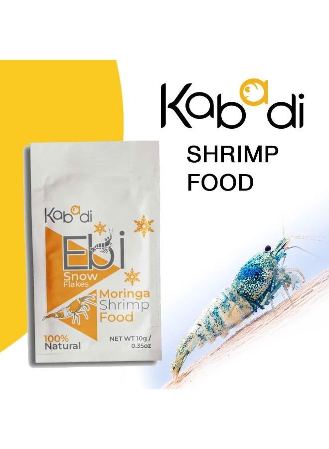 EBI Moringa Shrimp Food Snowflakes - 10g - Image 2