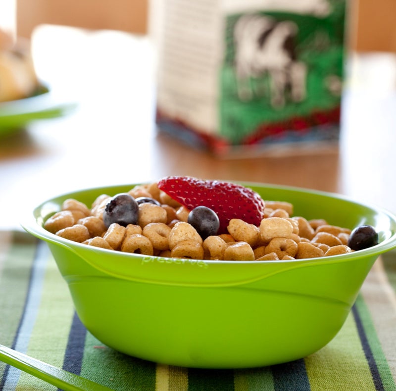 Preserve Everyday 16 Ounce Recycled Plastic Bowls  Set of 4  Apple Green - Image 4