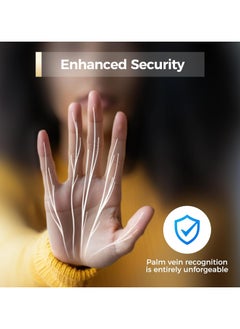 ARPHA SP300K Palm Recognition Keyless Entry Door Lock, WiFi Smart Lock for Front Door, Palm Recognition Front Door Lock Set, Built-in Wi-Fi Deadbolt, App Remote Control, Auto Lock, Support lexa  - Image 2