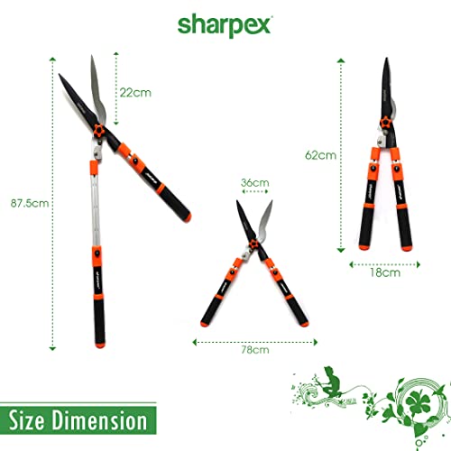 Sharpex Multi-Cutter | 3 Garden Tools in 1 | Hedge Shear, Loppers and Bypass | Durable Light weight Rush Resistance Gardening Solution - Image 3