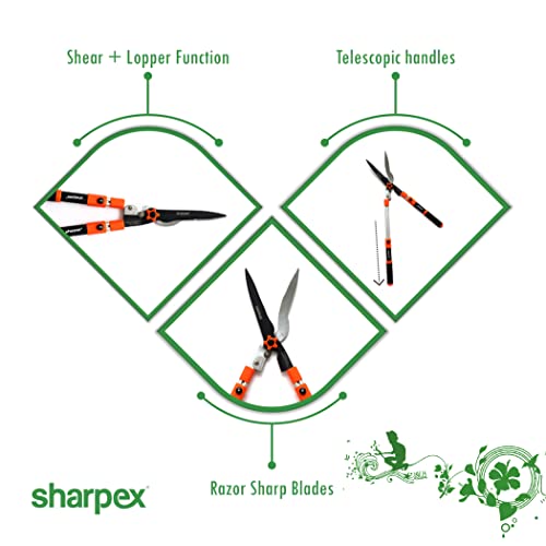 Sharpex Multi-Cutter | 3 Garden Tools in 1 | Hedge Shear, Loppers and Bypass | Durable Light weight Rush Resistance Gardening Solution - Image 5