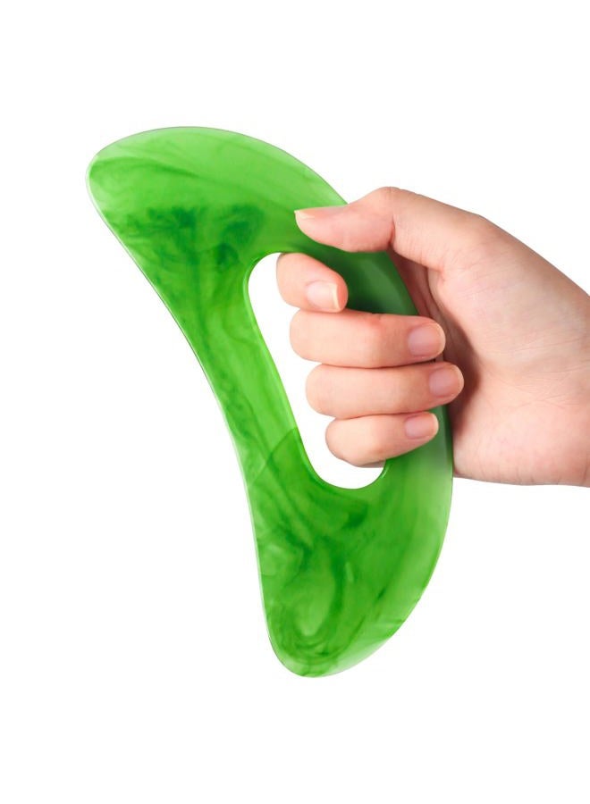 Scienlodic Body Gua Sha Massage Tool with Handle, Larger Guasha Tool for Back Neck Face Leg Massage, Lymphatic Drainage, Cellulite Remove - Image 1