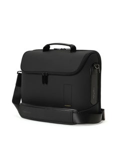 Mokobara MOKOBARA The Transit Briefcase Vegan Leather & Nylon 15L Laptop Crossbody Messenger Bag for Men & Women (Crypto)  - Image 1