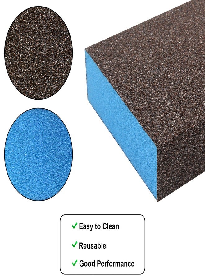 LifCratms 12Pcs Coarse Sanding Sponge 36 Grit, Wet Dry Sanding Block Sanding Sponge Metal Sandpaper Blocks for Drywall Wood Plastic Metal Furniture - Image 4