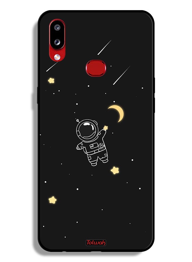 Tolwak Samsung Galaxy A10s Protective Case Cover Astronaut Art Clip - Image 1
