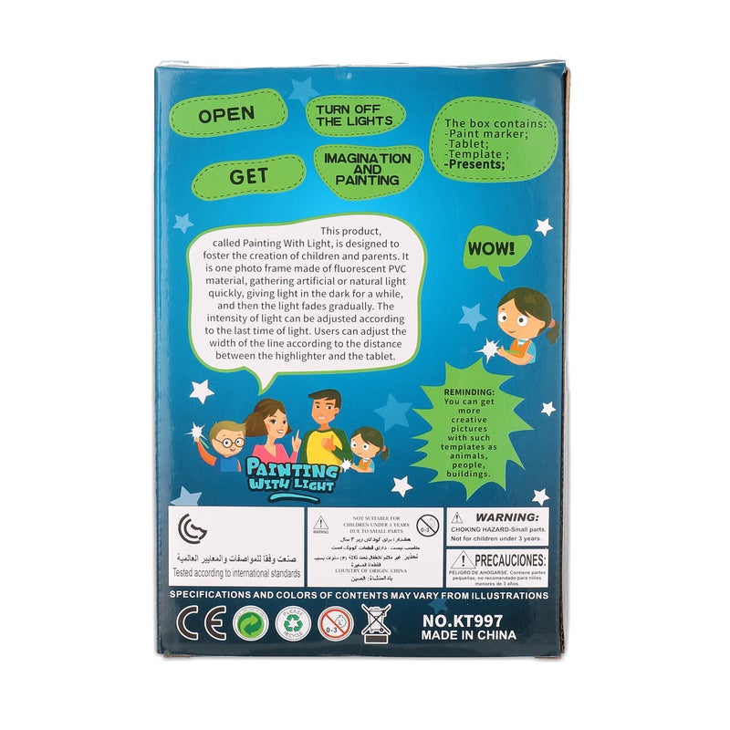 LED Luminous Drawing Board Children Drawing Tablet Kids Draw Boards with Light Fluorescent Pen Educational Tool - Image 3