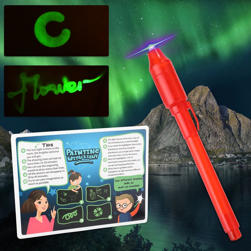 LED Luminous Drawing Board Children Drawing Tablet Kids Draw Boards with Light Fluorescent Pen Educational Tool - Image 5