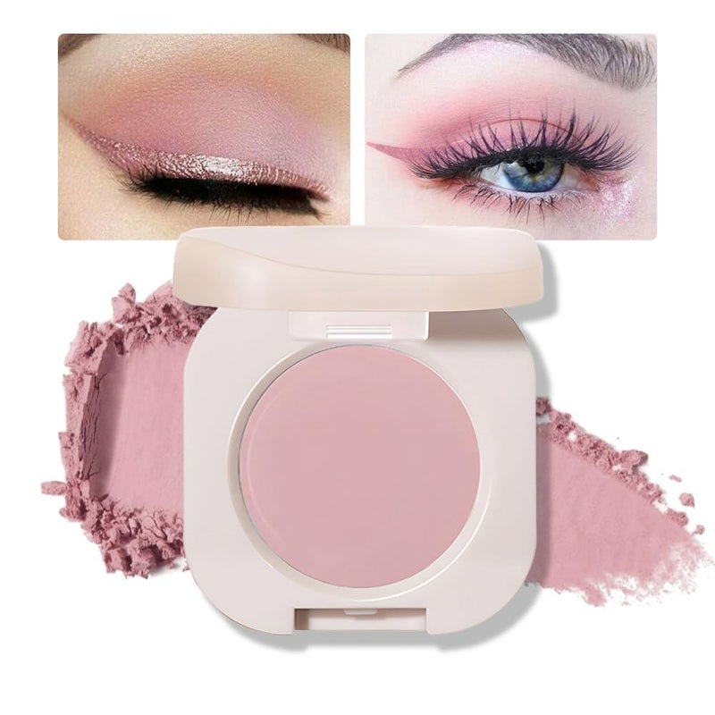 FeiCuiYun Matte Eyeshadow Palette Makeup for Older Women, Matte Nude Pink eyeshadow For Green Blue Eyes, Holographic Multichrome Cream Iridescent Single Monochrome Eye Shadow Makeup - Image 1