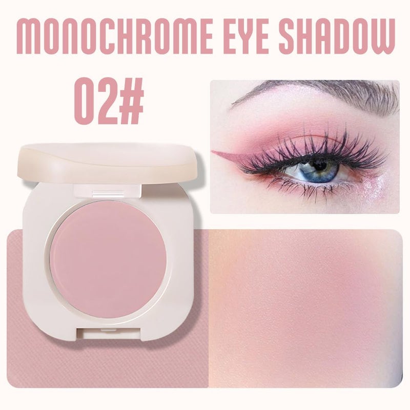 FeiCuiYun Matte Eyeshadow Palette Makeup for Older Women, Matte Nude Pink eyeshadow For Green Blue Eyes, Holographic Multichrome Cream Iridescent Single Monochrome Eye Shadow Makeup - Image 3