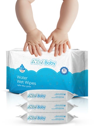 Natural baby wipes, made with 99% pure water, give your baby a refreshing touch, free from fragrances, perfumes, alcohol and parabens, suitable for sensitive baby skin 240 pieces (80 pieces x 3 pack). - pzsku/Z125A8629D719365D3104Z/45/_/1736849081/6b79ed8c-29cf-43dc-af6d-874a5bc4efce