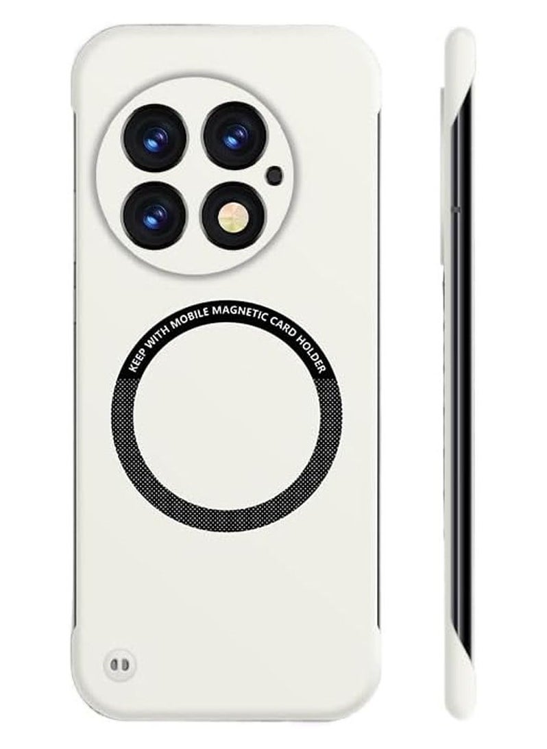 Generic - Magnetic Frameless Case Compatible with OnePlus 13 5G Matte Hard PC Wireless Charging Cover For OnePlus 13 Fundas - Image 1