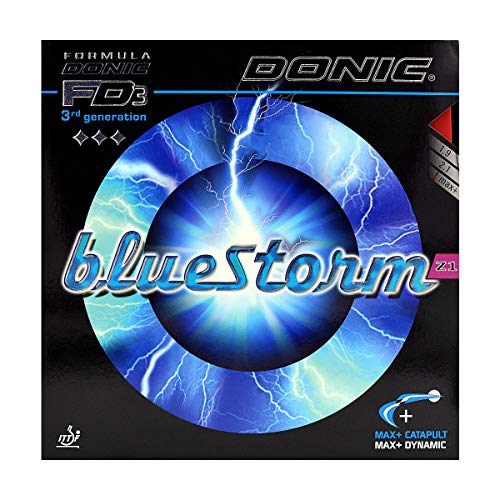Donic Bluesstorm Z1 Table Tennis Rubber (Black) - Image 1