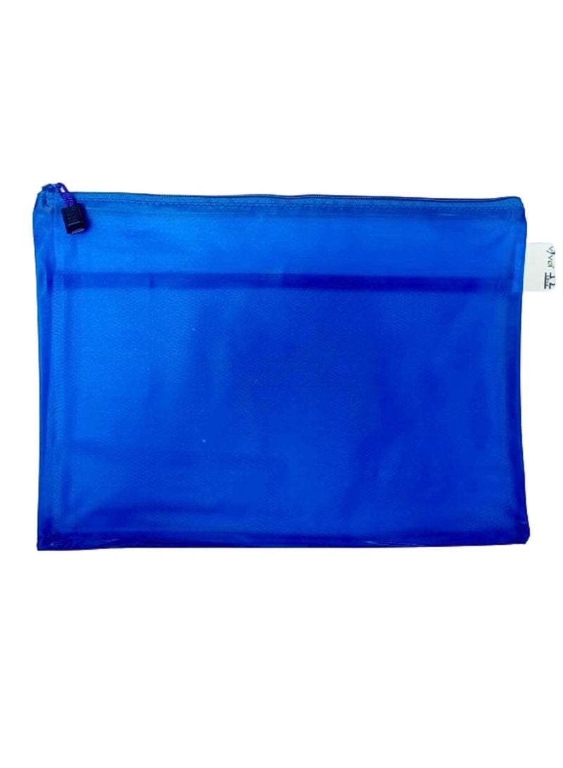 Libra Zipper Bag Fluoro B4 Blue - Image 2