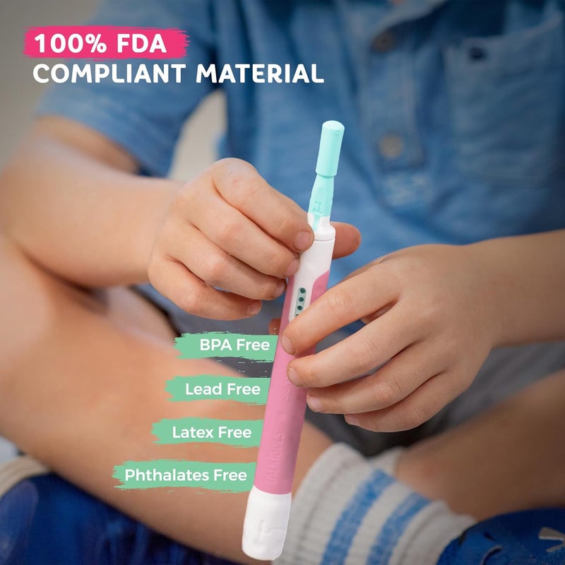 TalkTools مجموعة سينسي | مجموعة حسية فموية للعلاج بالكلام والتغذية | تعزز قوة الفك، التنسيق، والحركة (وردي) - Image 5