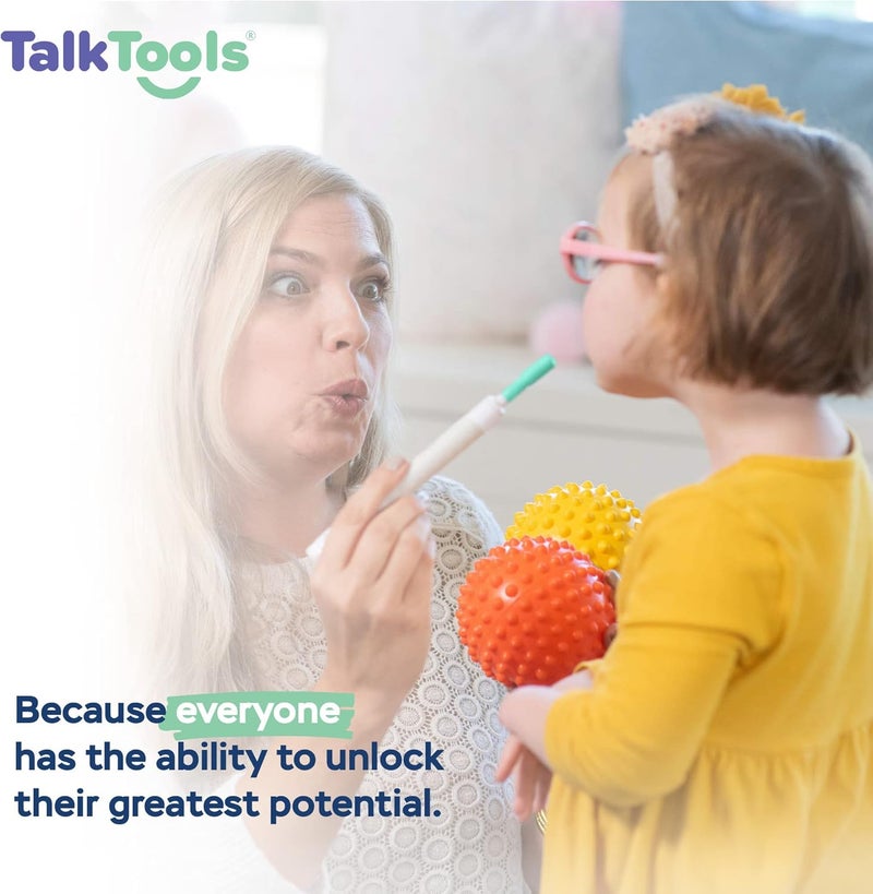 TalkTools مجموعة سينسي | مجموعة حسية فموية للعلاج بالكلام والتغذية | تعزز قوة الفك، التنسيق، والحركة (وردي) - Image 4