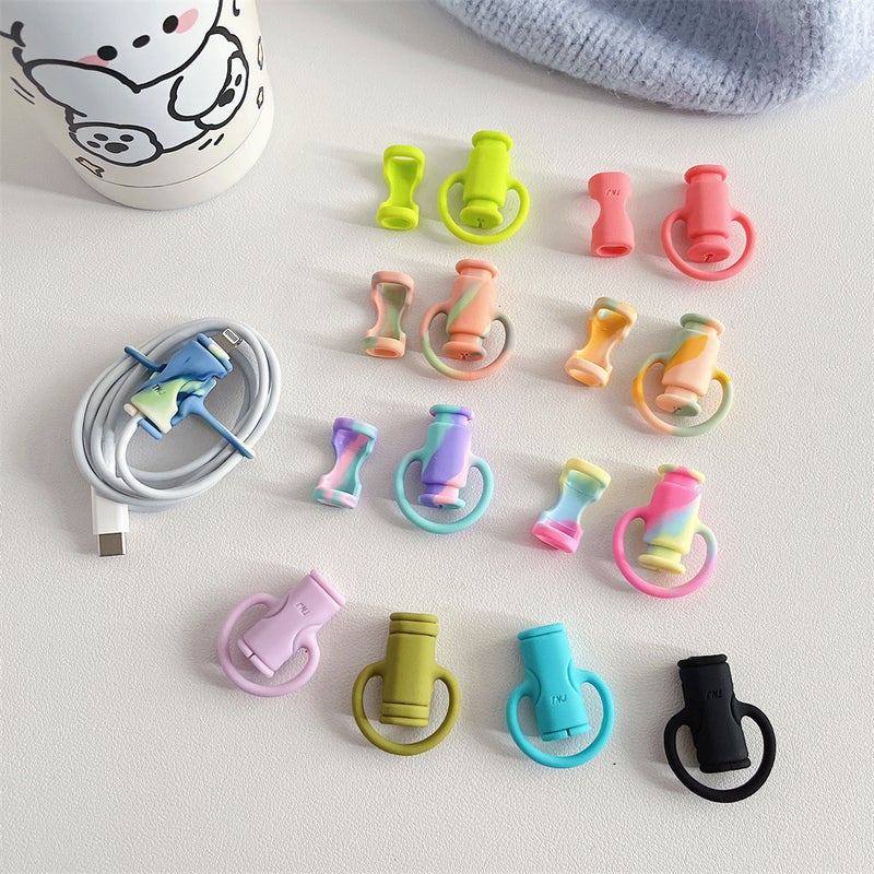 2023 New Data Cable Protective Cover For Apple Android Data Cable All-In-One Winder - Image 3