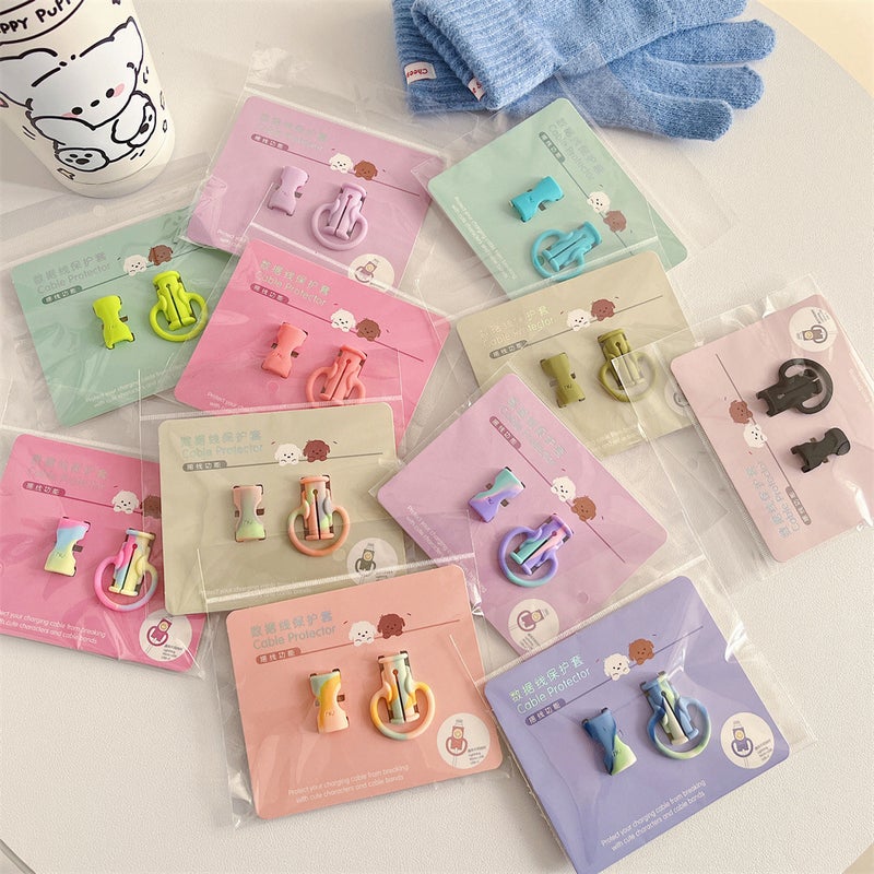 2023 New Data Cable Protective Cover For Apple Android Data Cable All-In-One Winder - Image 5