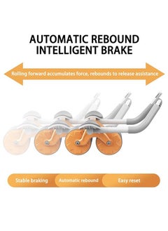 ShebSheb Ab Abdominal Roller Wheel With Elbow Support  Core Strength Training For Abs Workout Exercise Wheels For Home Gym Fitness Equipment For Core Workout With Knee Pad Accessories  - Image 5
