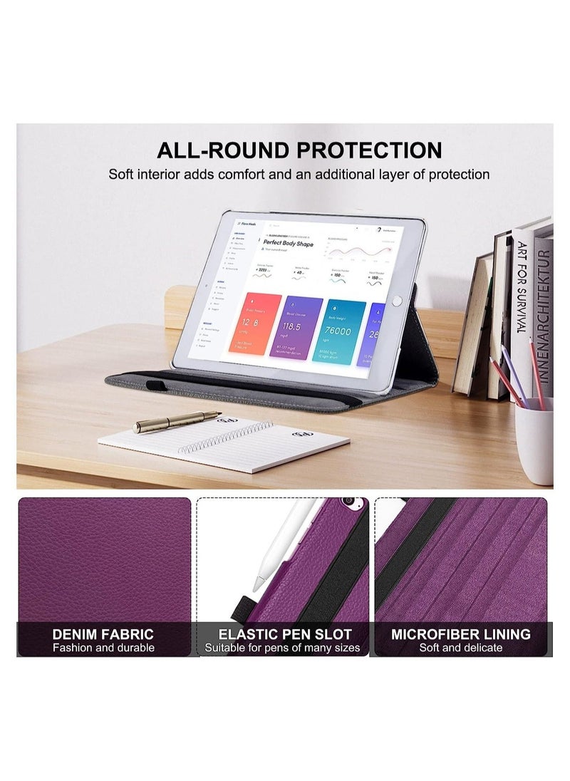 New iPad 9.7 2018 2017 / iPad Air 2 Case - 360 Degree Rotating Stand Protective Cover with Auto Sleep Wake for iPad 9.7 inch (6th Gen, 5th Gen) / iPad Air 2/ iPad Air - Image 5