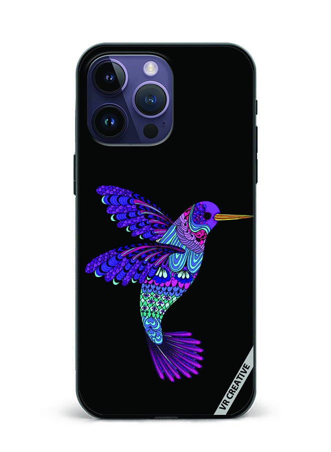 VR CREATIVE Protective Case Cover For Apple iPhone 16 Pro Max Bird Design Multicolour