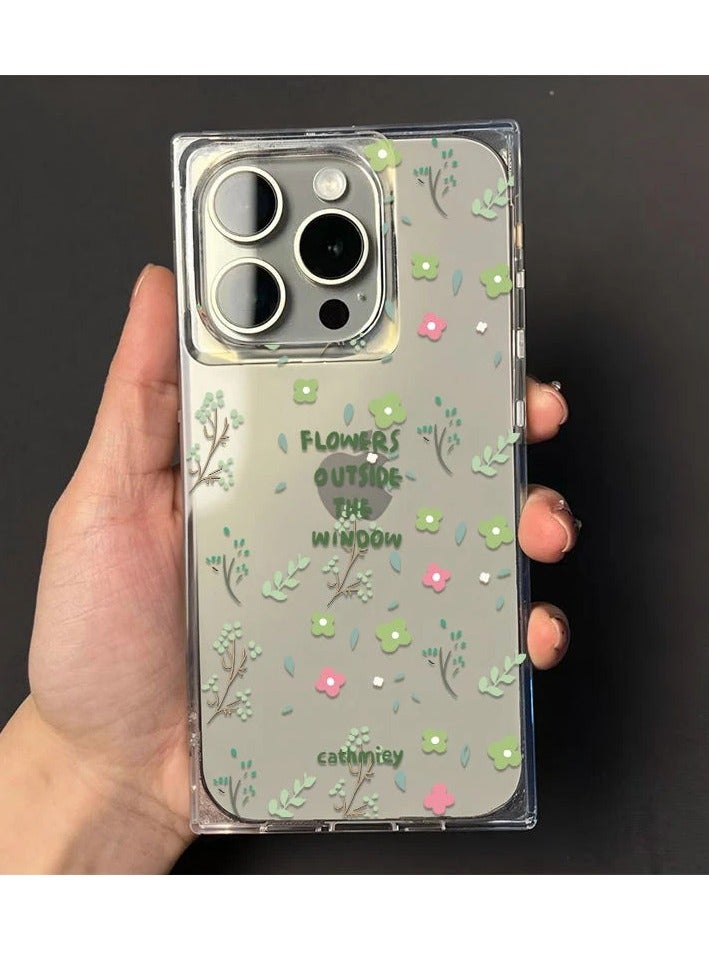 NIBEMINENT Light And Fresh Floral Branches Protective TPU Case Cover For iPhone 17 Pro