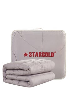 Stargold Duvet Cover Set 8 Pieces Comforter Set with Bed Skirt Quilt Cover Fitted Sheet Pillow Cover Comforter 220X240 cm King Size Mattress  - Image 5