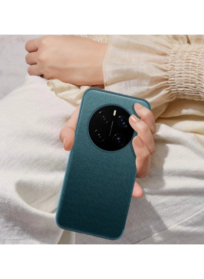 غطاء ذكي شفاف لهاتف Honor Magic 7 Pro، غطاء واقي جلد فليب فائق النحافة لهاتف Honor Magic 7 Pro، أسود - Image 4