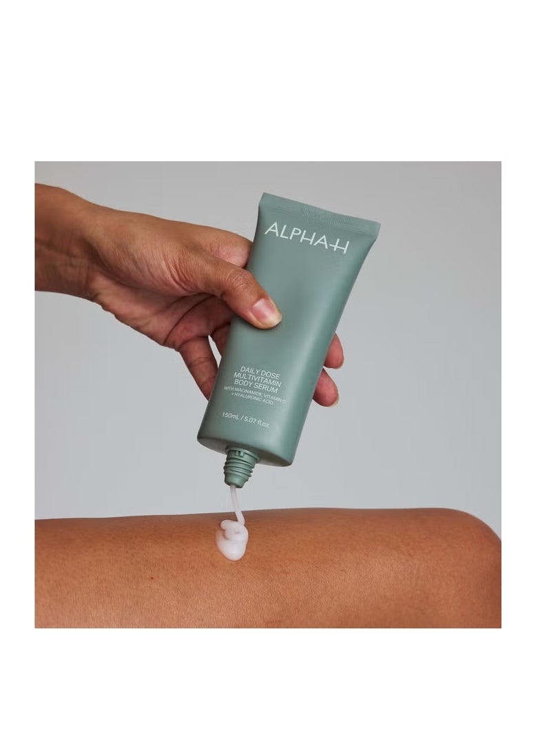 Alpha-H Daily Dose Multivitamin Body Serum with Niacinamide, Vitamin C + Hyaluronic Acid 150ml - Image 4