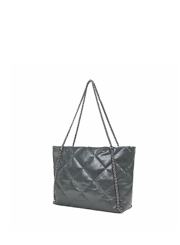 Charles & Keith charles  Keith Women's Bag Winter New Arrival Large Capacity Chain Shoulder Bag - Image 3