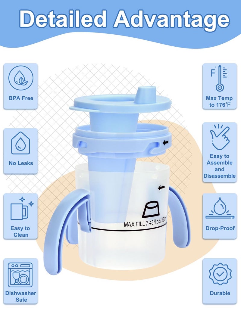 Lamborsafe Dysphagia Cups For Adults 5Cc 10Cc 15Cc  Limited Slow Flow Dysphagia Regulating Drinking Cup For Elderly People With Swallowing Disorders  Prevent Choking And Aspiration - Image 5