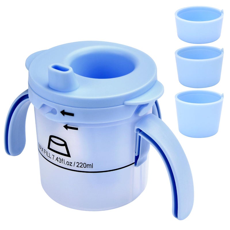 Lamborsafe Dysphagia Cups For Adults 5Cc 10Cc 15Cc  Limited Slow Flow Dysphagia Regulating Drinking Cup For Elderly People With Swallowing Disorders  Prevent Choking And Aspiration - Image 1